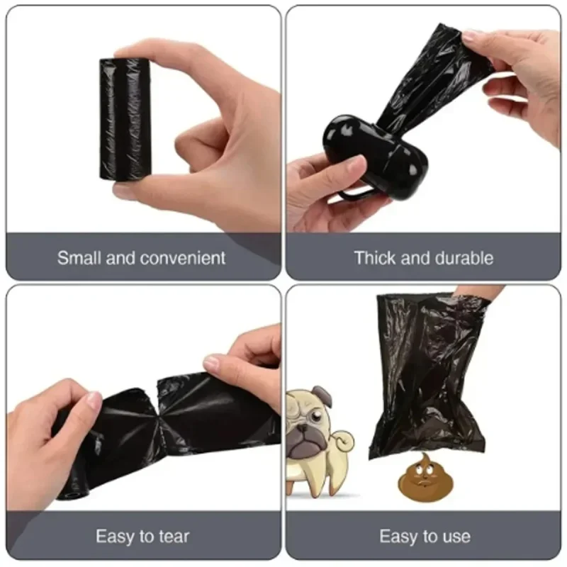 Bolsas Gruesas Biodegradables para Excrementos – Perros y Gatos - imagen 5