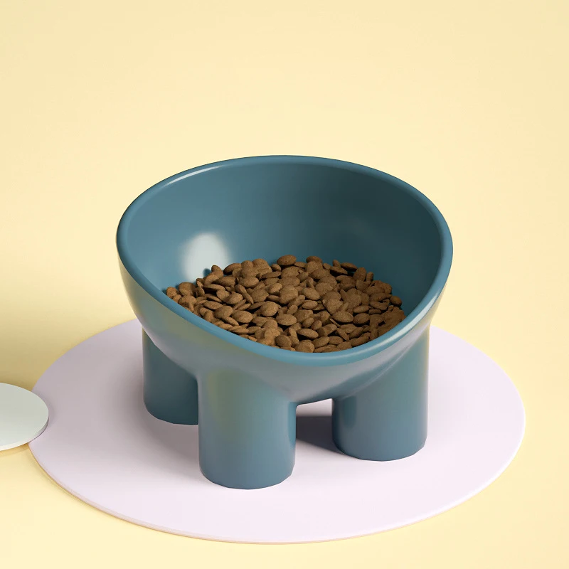 Cuencos antideslizantes para perros pequeños y grandes, comedero para gatos, contenedor de comida para mascotas, protector para el cuello, pata de elefante, pies altos - imagen 4