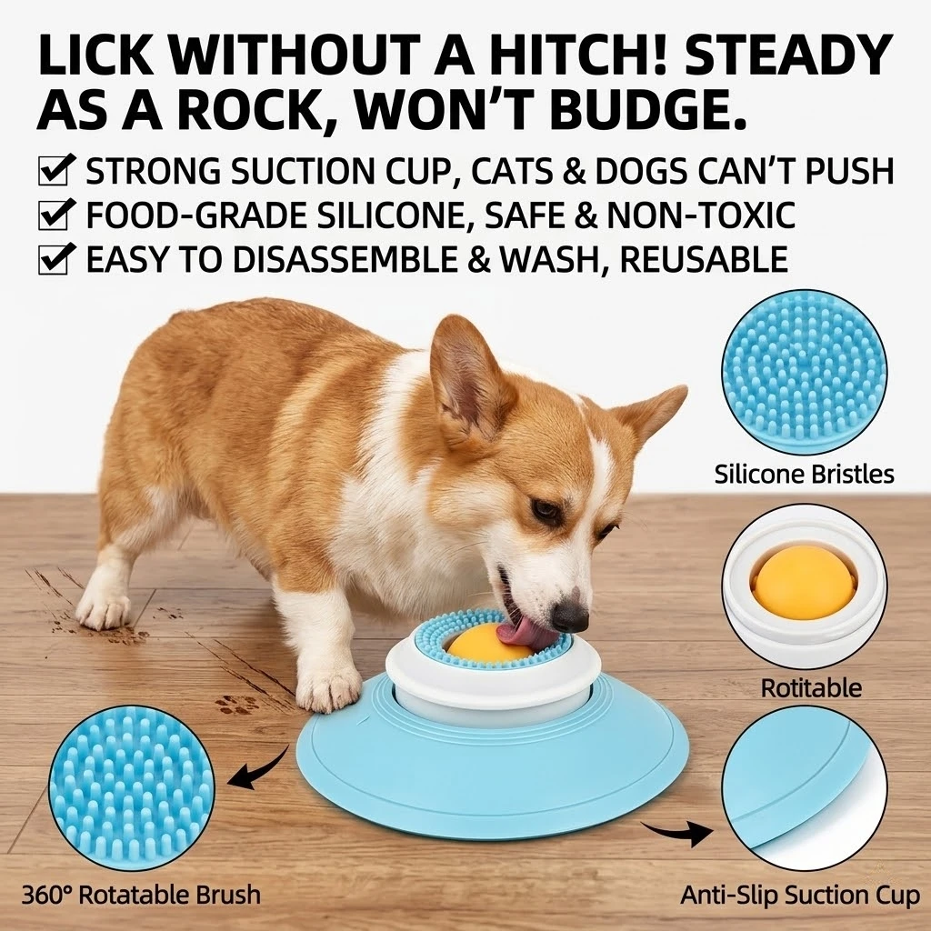 Comedero lento antideslizante para perros y gatos – Juguete anti-ansiedad - imagen 2