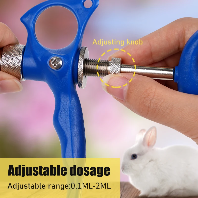 Pistola de inseminación de conejos de 2ml, recolector de Semen Devic con herramienta veterinaria Artificial, 1 Juego - imagen 5