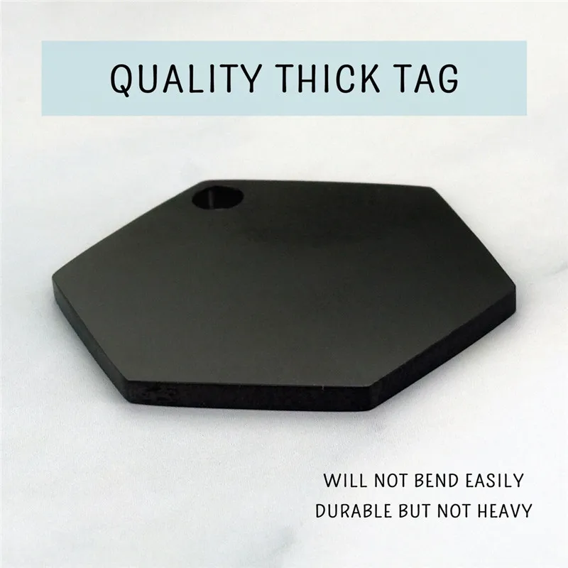 Etiquetas hexagonales para perros Etiqueta de perro personalizada Etiqueta de Collar de perro Regalos para perros Etiqueta de perro personalizada Etiqueta de nombre de perro Etiqueta de perro Etiqueta de mascota personalizada - imagen 3