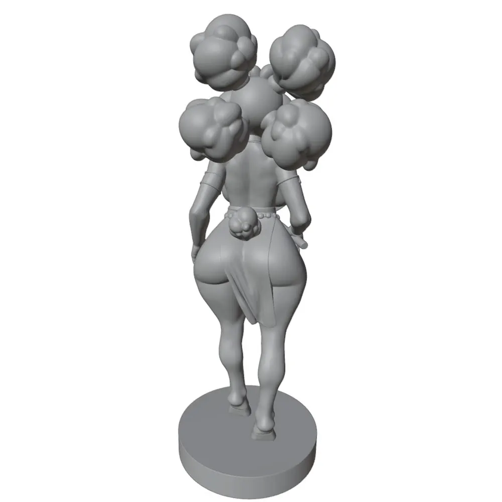 Figura anime 1/24 para habitación - sin montar ni pintar, miniatura 3D