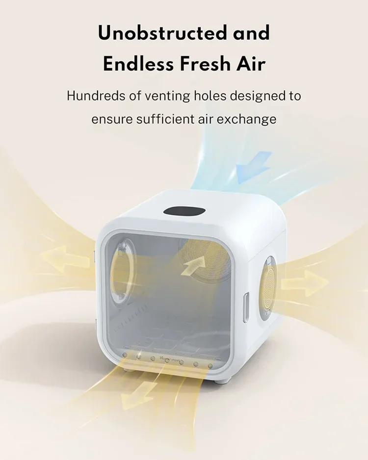 HOMERUN 50L 62L caja de secado de mascotas 900W 220V secador de pelo automático para máquina de soplado de pelo de gato secador de pelo inteligente para perros pequeños