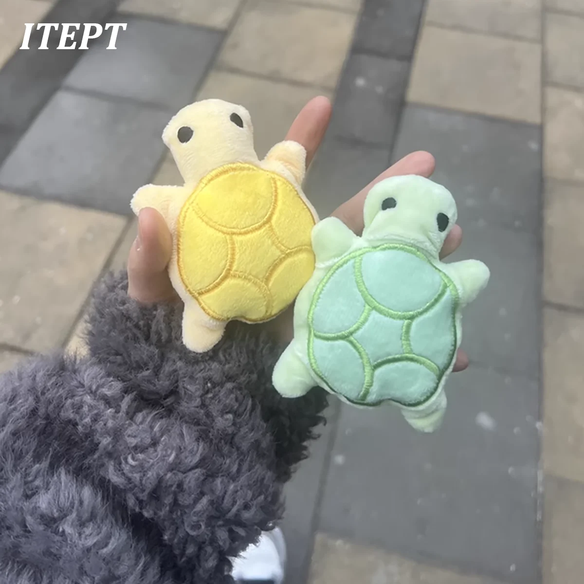 Mordedor dental para cachorro – Juguete de tortuga chirriante suave - imagen 3