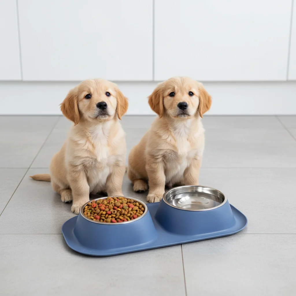 Cuencos de acero inoxidable para perros y gatos – antideslizantes - imagen 3