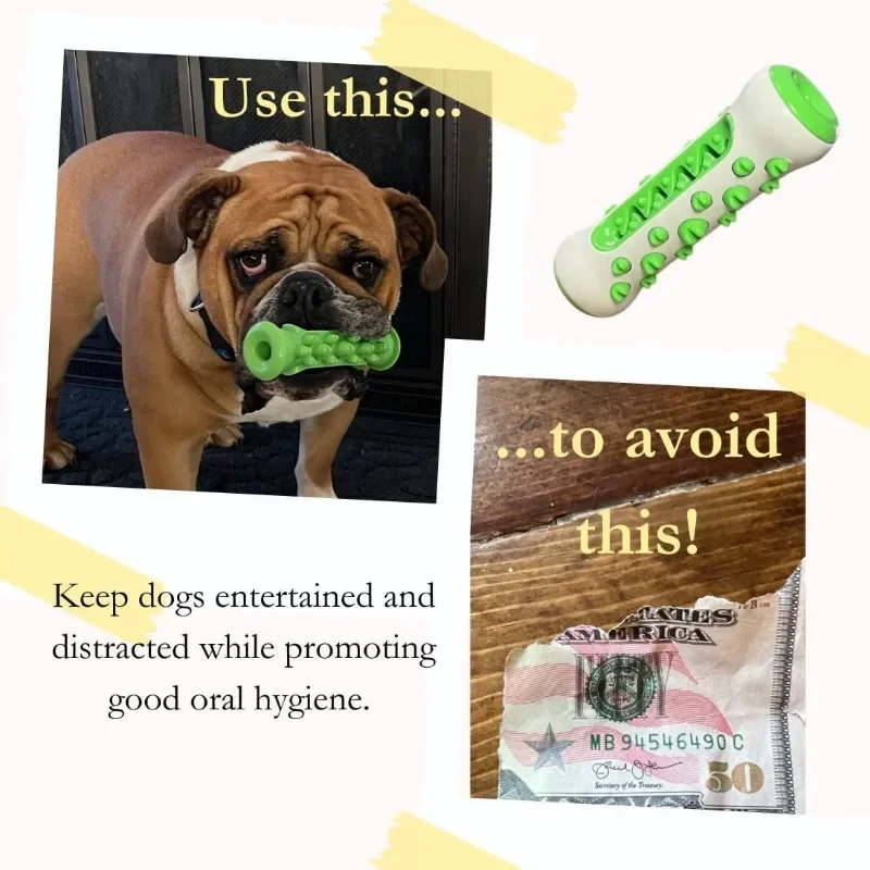 Dog Toy Teething Stick Chew Teeth Chewable Bones Dog Toothbrush Puppy Dental Care Cleaning Toy Supplies Fresh Breath - imagen 4