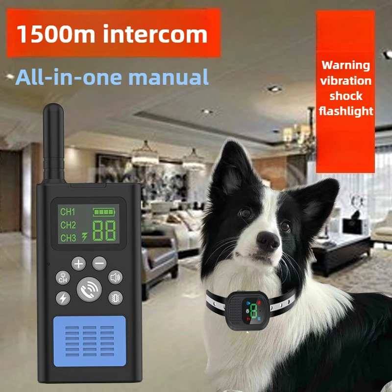 Collar adiestramiento perro remoto antiladridos impermeable recargable - imagen 5