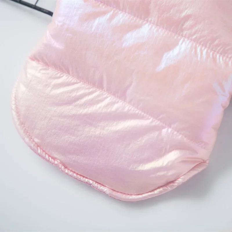 Chaqueta impermeable para perros, chaleco cálido y brillante de invierno para perros pequeños como Bulldog Francés Chihuahua, ropa para cachorros - imagen 3