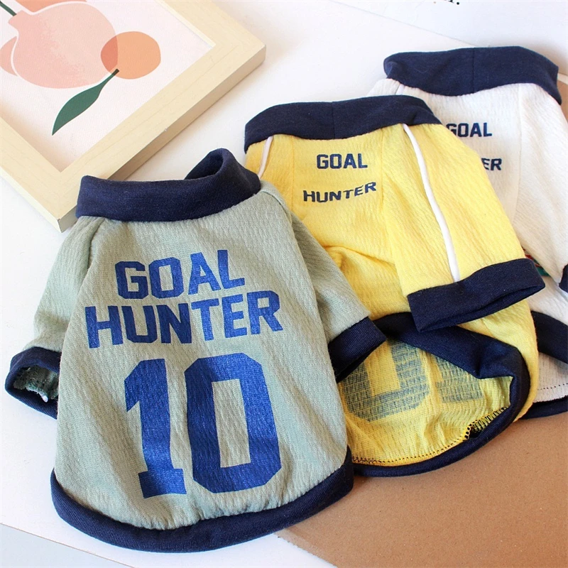 Ropa deportiva de verano para perros pequeños y medianos, camiseta ligera con protección UV para Gato, monos de manga corta para Bulldog Francés