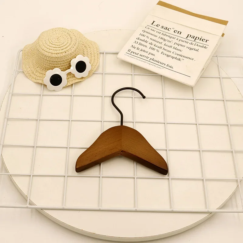 Pet Clothes Hanger Dog Clothes Hanger Solid Wood Pet Dog Clothes Hanger Cat Dog Accessories Pet Products Cat Accessories - imagen 2