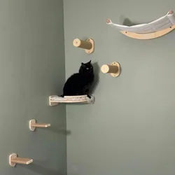 Árbol rascador para gatos con plataforma y hamaca interior