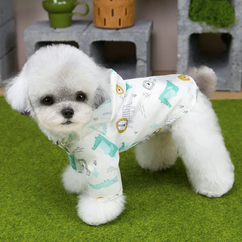 Poncho impermeable con capucha para perros pequeños Chihuahua y Yorkie - imagen 4