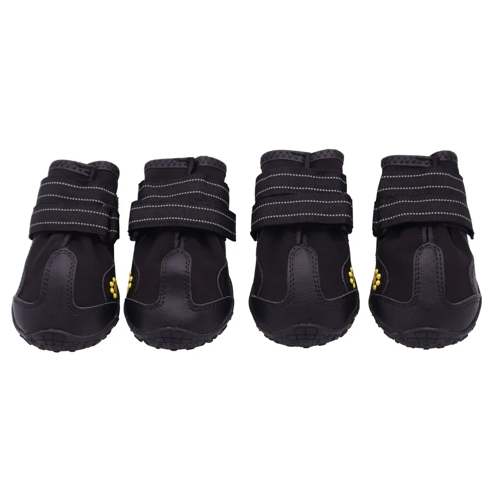 Nuevos zapatos para perros, zapatos cálidos de terciopelo para otoño e invierno, zapatos antideslizantes impermeables para mascotas, botas para perros resistentes al desgaste, suministros - imagen 5