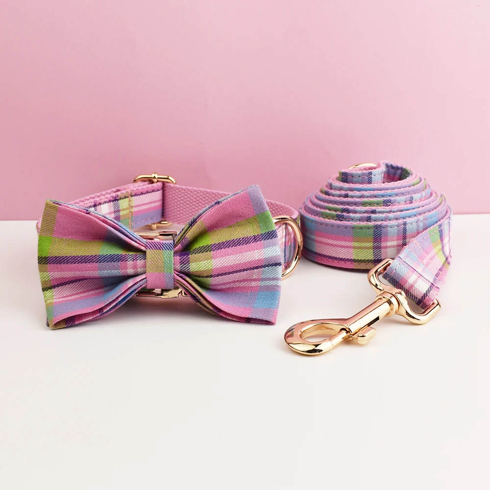 Bow Collar Leash Set