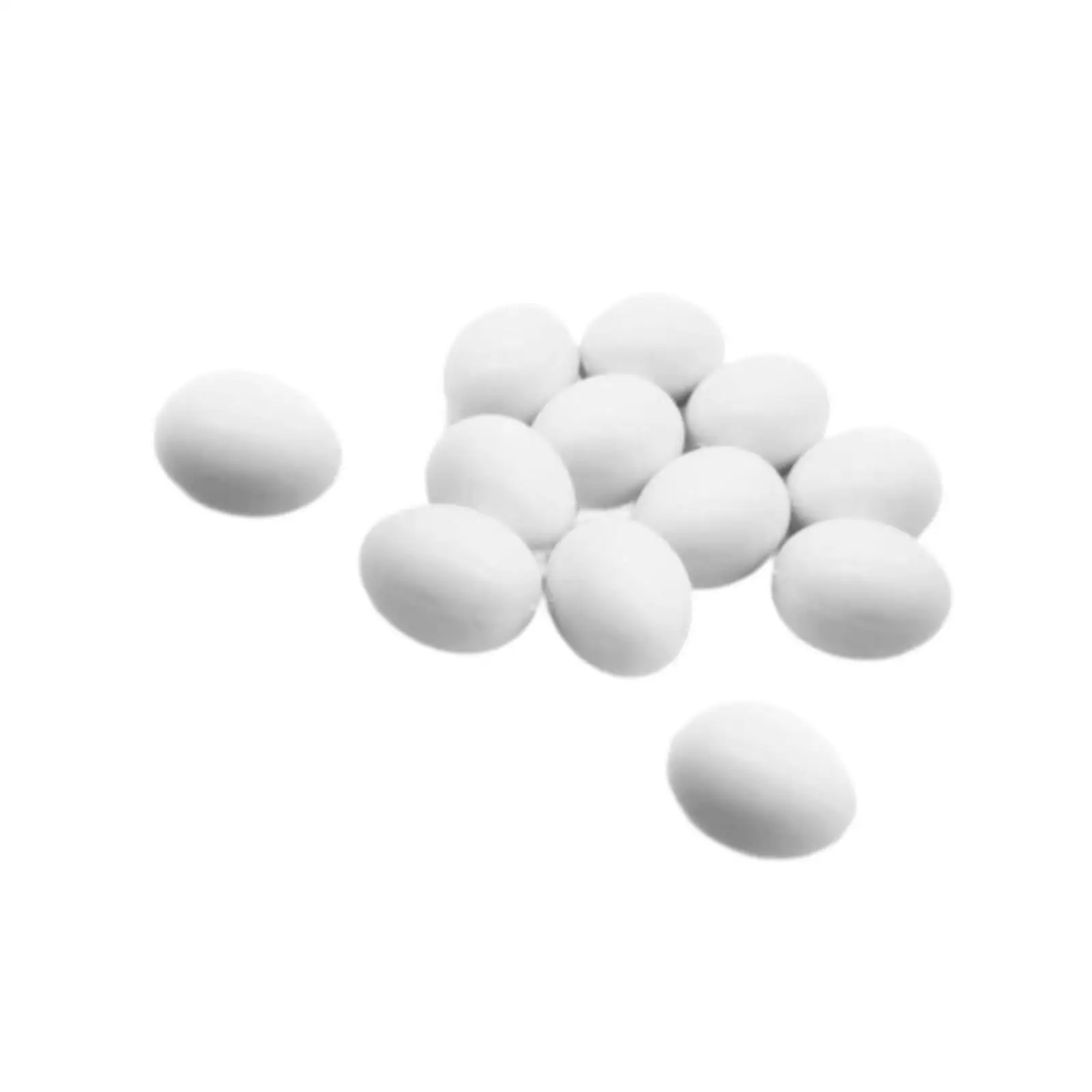 12Pcs Solid Pigeon Eggs,Artificial Eggs Easter Decoration Home Decor Dove False Eggs for Help Laying, Guiding Race Pigeons