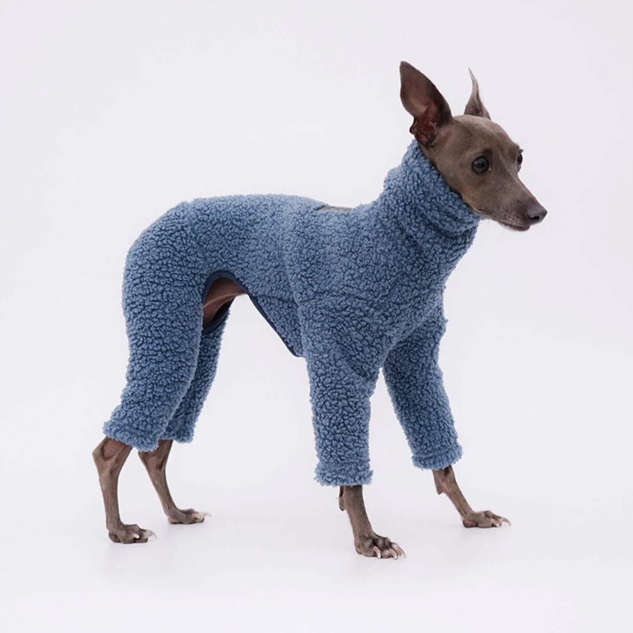 Abrigo forro polar invierno para galgos y whippets – Cálido y ligero - imagen 2