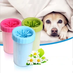 Lavador automático de patas para perros y gatos