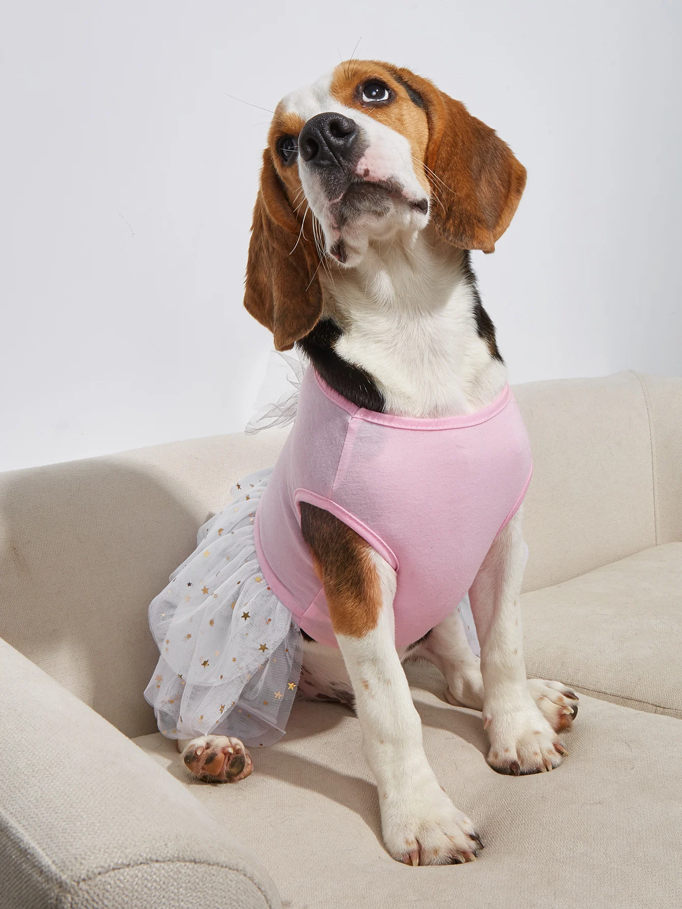 Vestido de perro conejito encantador, ropa de cachorro, conejo bordado, disfraz de mascotas de Pascua, primavera y verano - imagen 3