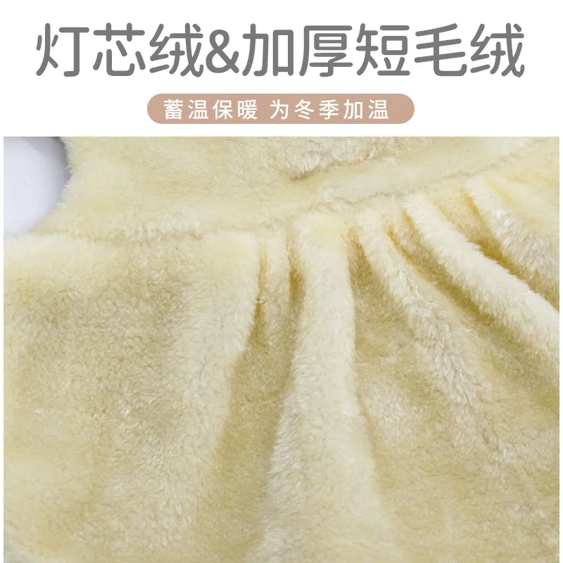 Ropa para perros Otoño e Invierno Perro PEQUEÑO Teddy Ropa para gatos Pomerania Arco con chaleco con anillo de plomo Productos para mascotas - imagen 3