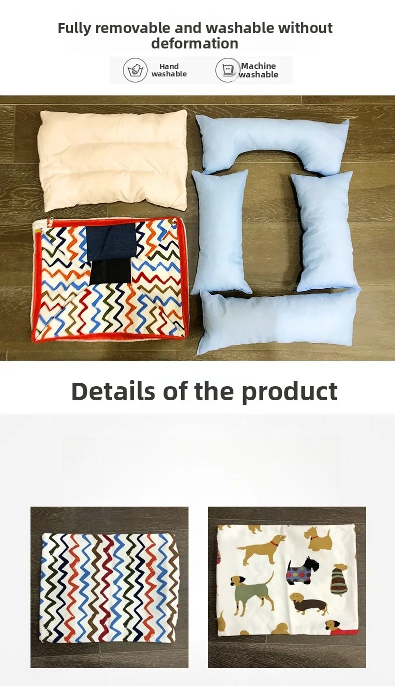 Cama de lujo para mascotas en entorno interior