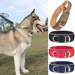 Collar reflectante tactico para perros medianos y grandes al exterior