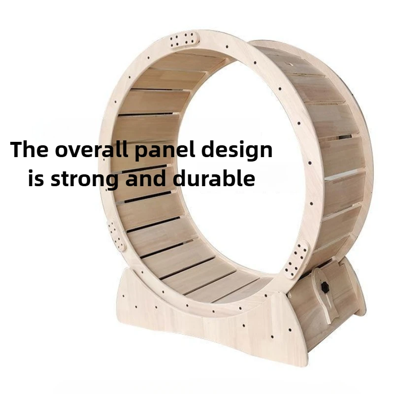 Cinta de correr de madera maciza para gatos, rueda pequeña para correr, cinta de correr grande para gatos, rodillo para Fitness, juguetes para mascotas, pista deportiva silenciosa, suministros para mascotas - imagen 3