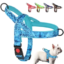 Arnés anti-tirones para Pitbull y Bulldog - Nailon ajustable