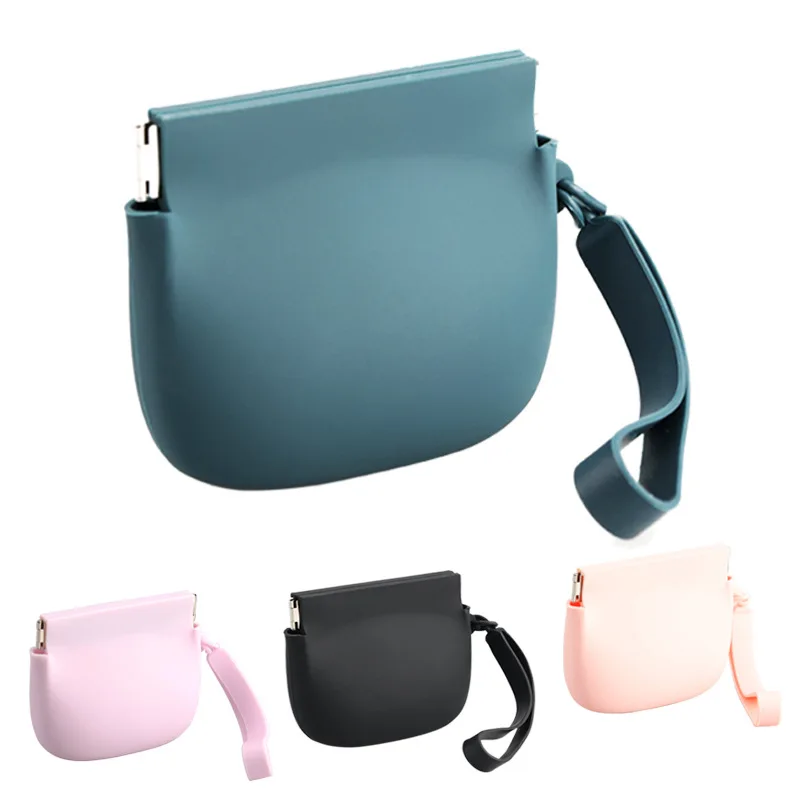 Bolsa de silicona suave para golosinas para perros, bolsa de entrenamiento para mascotas a prueba de fugas con cierre automático, bolsa de viaje para refrigerios para perros/gatos, inodoro, fácil de limpiar