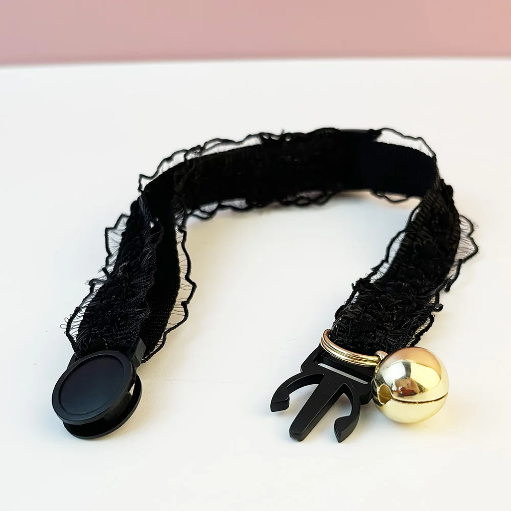 Collar de seguridad ajustable para gatos, collar de encaje para mascotas, evita que los gatos se asfiquen - imagen 5