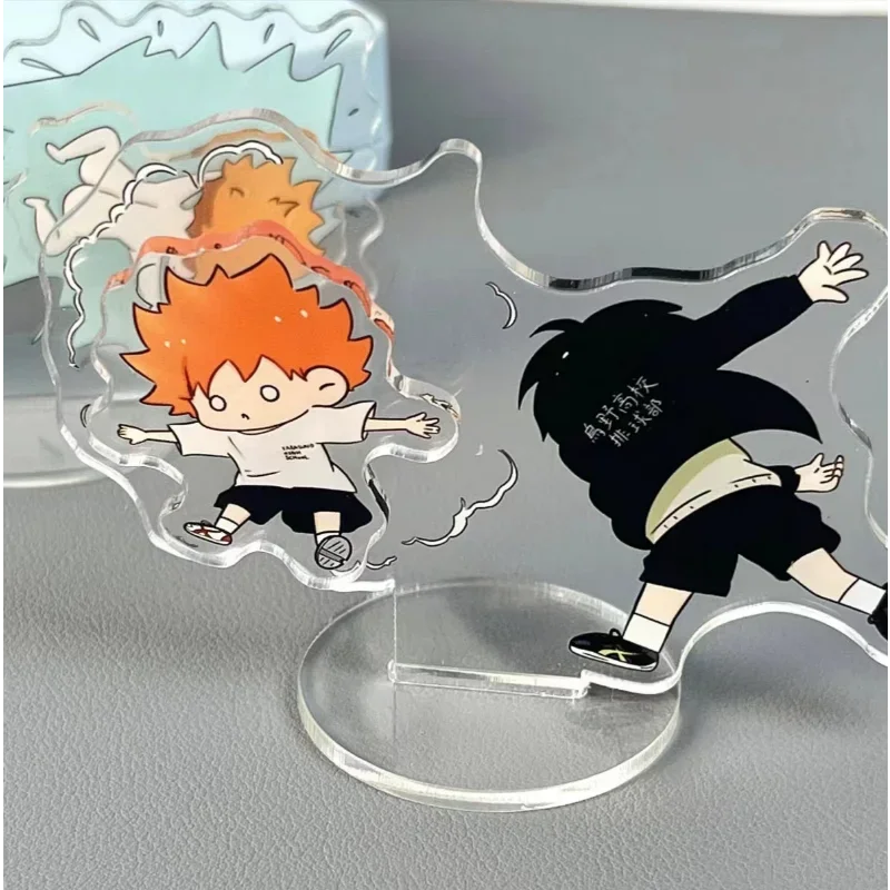 Soporte acrílico giratorio Haikyuu – Decoración kawaii escritorio - imagen 3