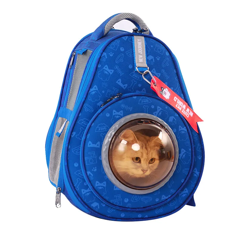 Mochila de aguacate para gatos malla transpirable porta hombros viaje - imagen 3