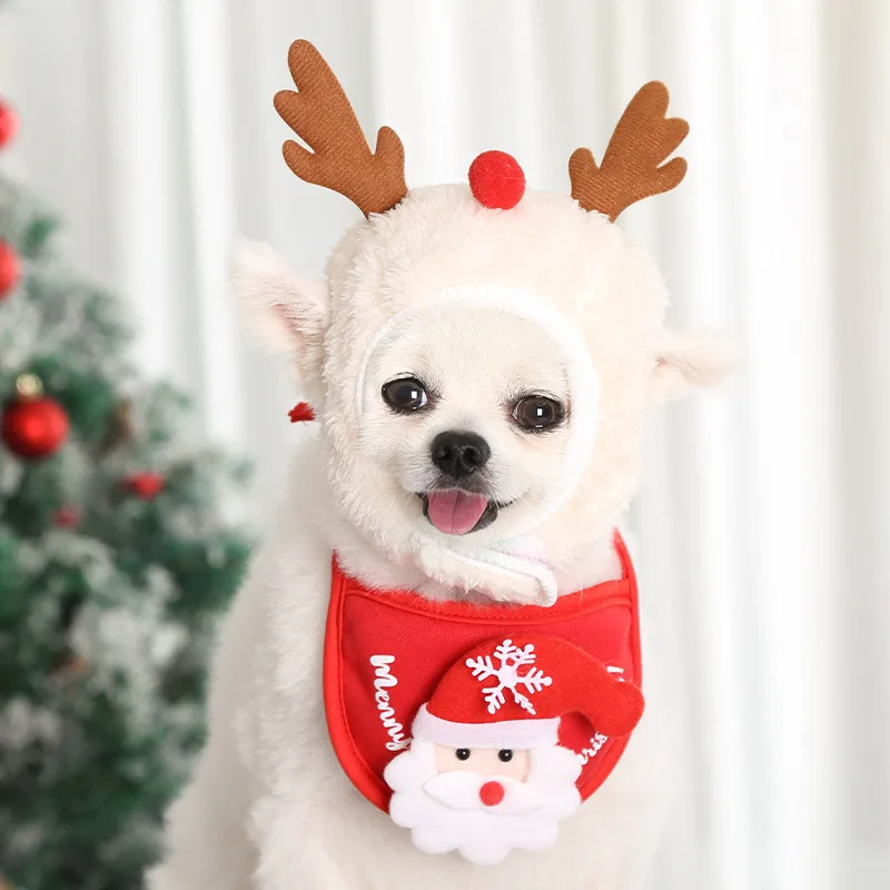 Sombrero de perro de Navidad con diseño personalizado a la moda, disfraz de invierno para mascotas para perros pequeños y medianos, suministros para mascotas, accesorios