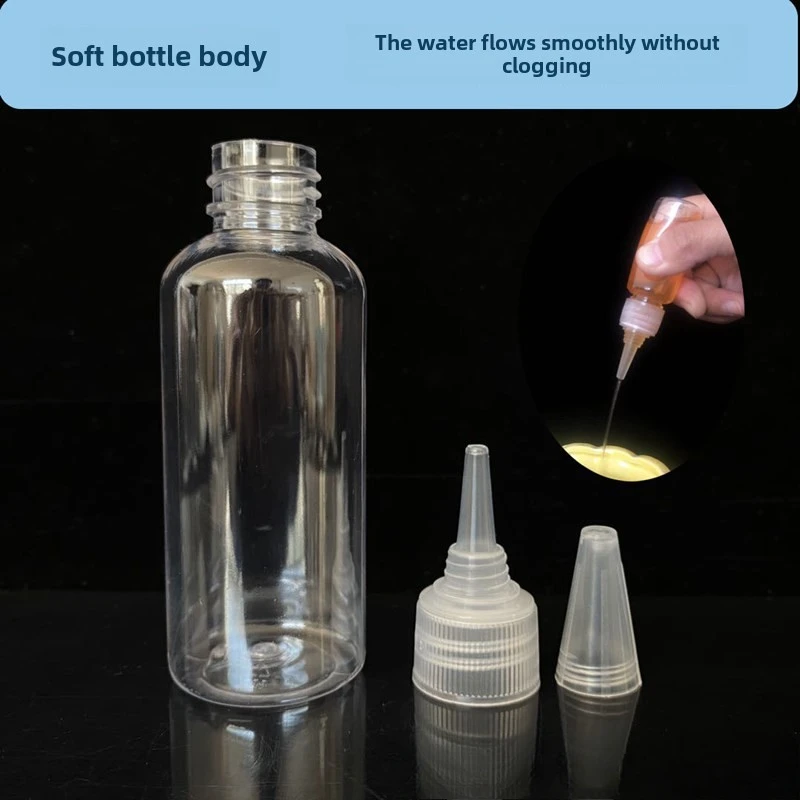 Subembotellado líquido exprimible de boca puntiaguda transparente de 250 ml - imagen 4