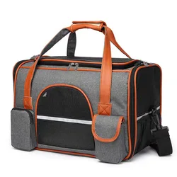 Bolsa transportadora anticolapso para gatos y perros medianos