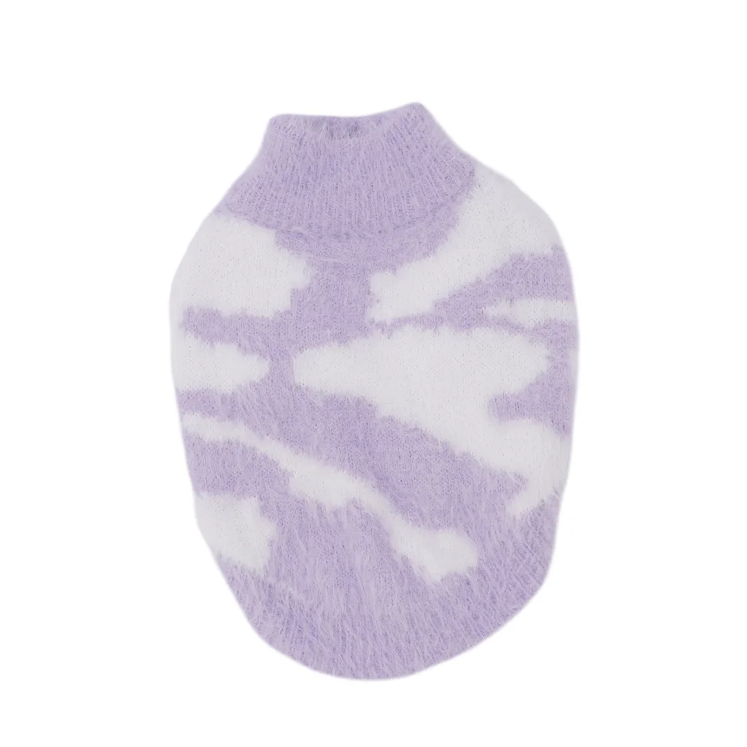 Suéter de felpa de cuello alto para mascotas, abrigo cálido grueso de peluche Schnauzer, ropa para cachorros, ropa para perros pequeños, Otoño/Invierno - imagen 5