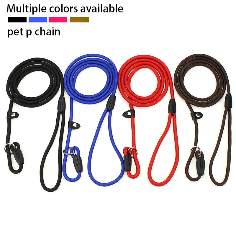Correa para perro de calidad, cuerda de nailon ajustable para entrenamiento, correa para perro, cuerda de tracción, arnés para perro, Collar de plomo