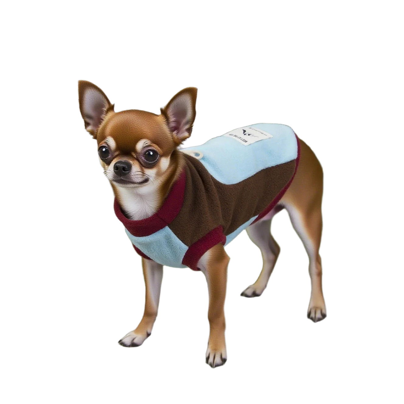 New 2026 Dog Clothes Winter Dog Sweater Fleece Puppy Jacket for Small Dogs, Chihuahua Yorkie Beige Pet Apparel
