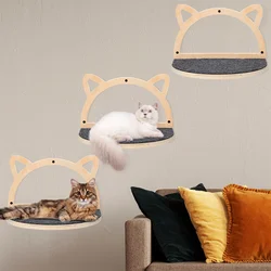 Estante de pared para gatos – Escalera para escalar y descansar