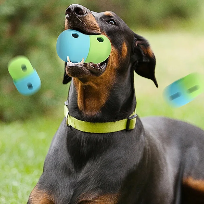 Juguetes Divertidos para perros, bola interactiva con fugas, cuenco alimentador lento para mascotas, rompecabezas, Limpieza de dientes, resistente a las mordeduras, suministros para mascotas - imagen 2