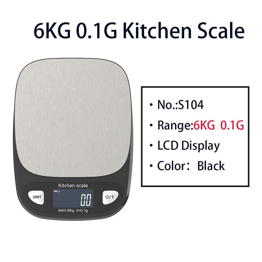 Black 6kg 0.1g