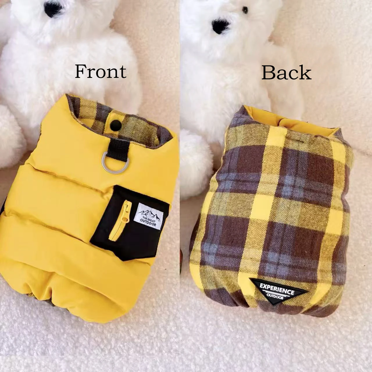 Chaqueta de forro polar para perros Dachshund – Abrigo de invierno - imagen 4