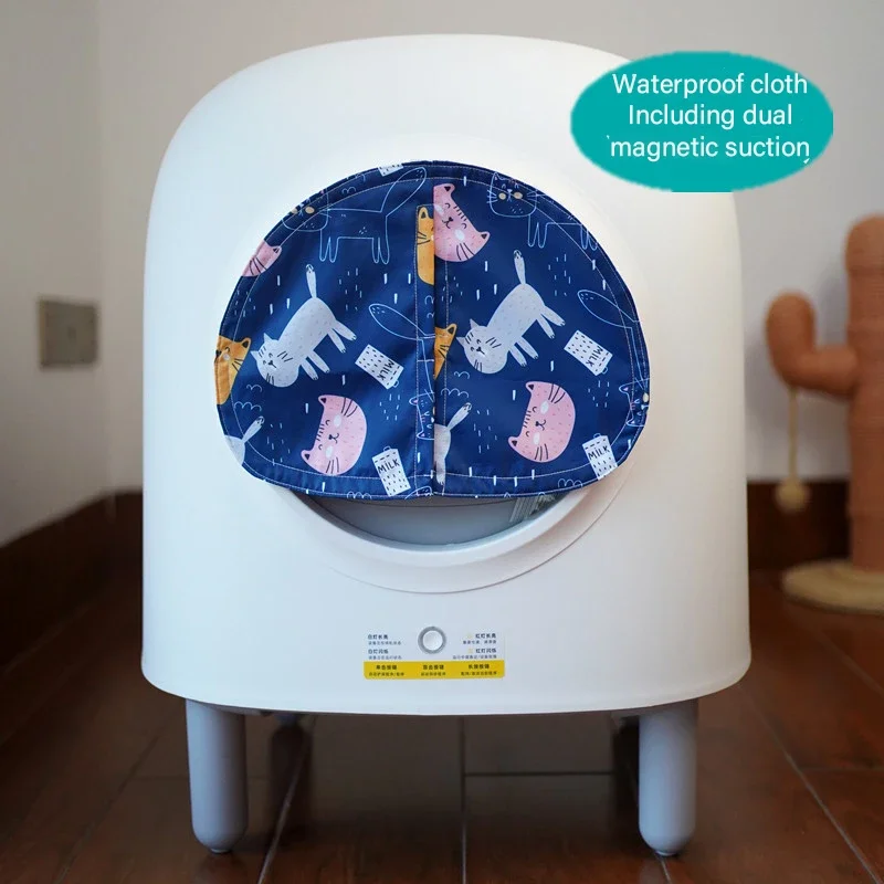 Lavabo para gatos, cortina de puerta a prueba de olores y polvo, cortinas a juego, 6 estilos para Petree 2Gen, caja de arena automática para gatos, producto para mascotas - imagen 5