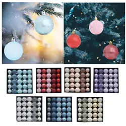 25 bolas decorativas Navideñas – Adornos colgantes reutilizables para casa