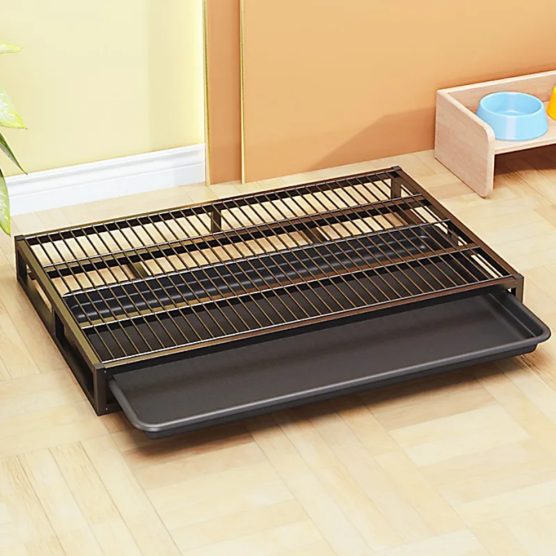 Inodoro para perros, caja de arena de acero inoxidable para perros, caja de arena lavable para ancianos, urinario, inodoro, caja de arena para entrenamiento de cachorros, accesorios para mascotas - imagen 3