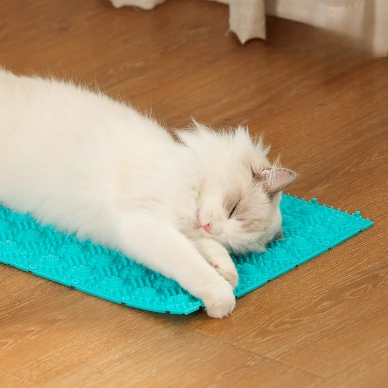 Cepillo de masaje para gatos – rascador autoadhesivo 2 en 1 - imagen 4