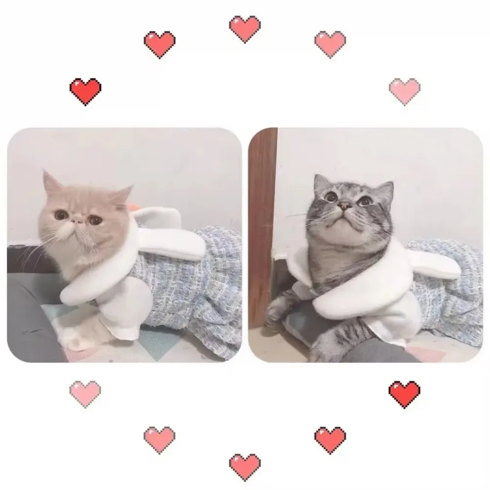 Abrigo de lana con flores para perro, ropa bonita con orejas de conejo, Schnauzer oso de peluche, vestido de princesa para perro pequeño y cachorro, Otoño e Invierno - imagen 4