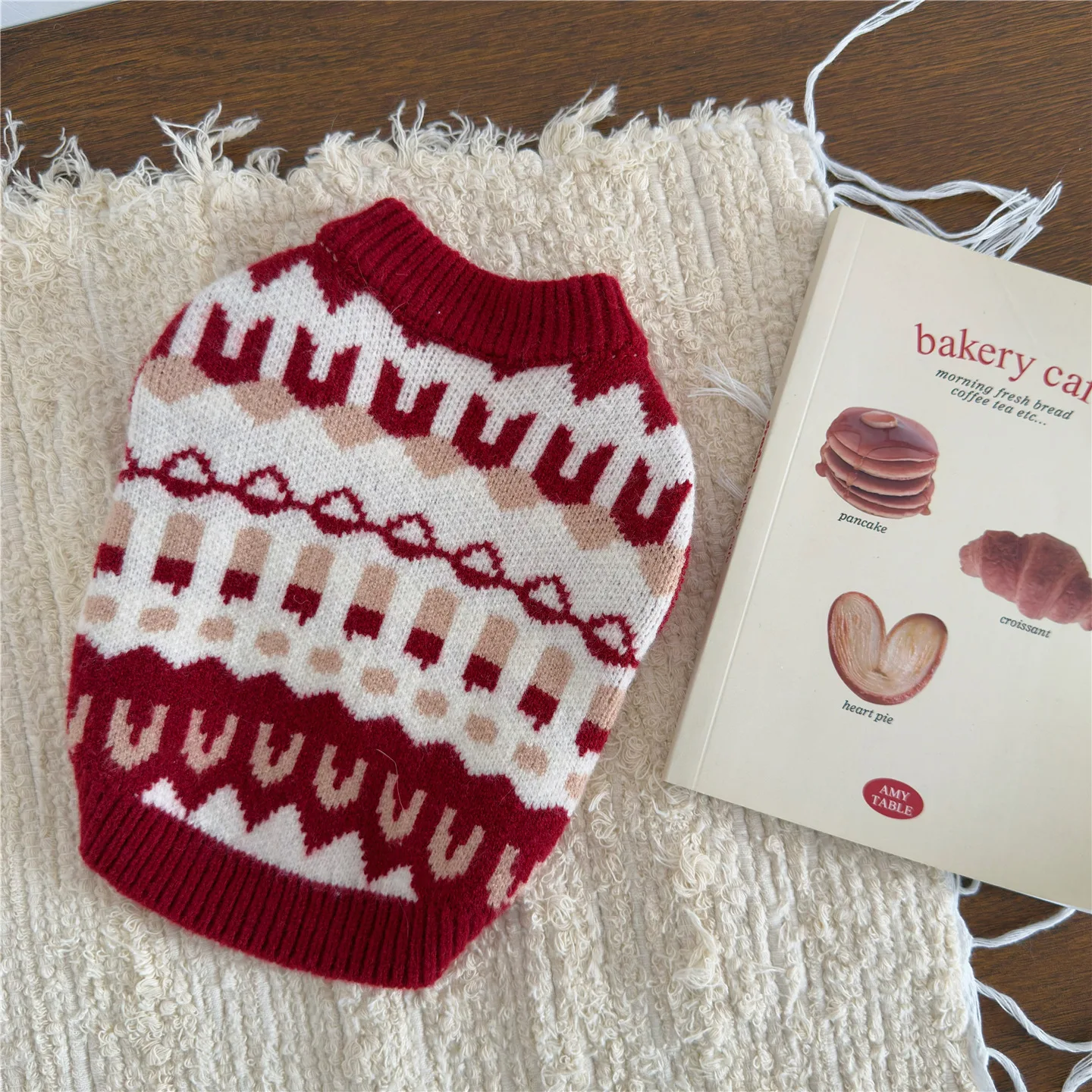 Pet Autumn/Winter Christmas Sweater Cat Teddy Schnauzer Dog Coat Puppy Clothes Dog Clothes for Small Dogs - imagen 3