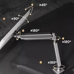 Soporte monitor ajustable giratorio rotación inclinable para ordenador