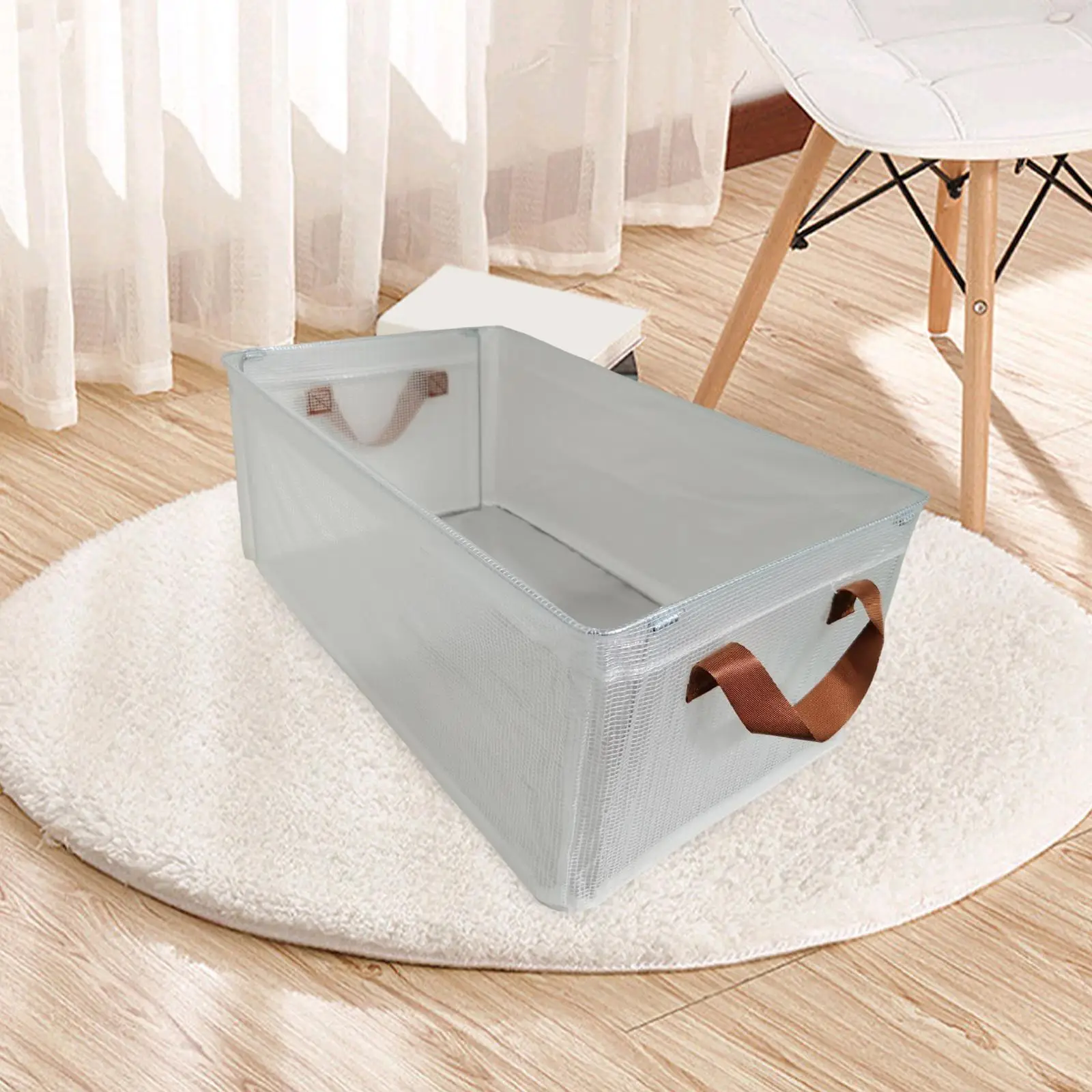 Foldable Storage Box, Closet Organizer, Clear Storage Box Rectangular Storage Bin for Bedroom, Kids Toys, Cabinet, Shelf Foldable Storage Box, Closet Organizer, Clear Storage Box Rectangular Storage Bin for Bedroom, Kids Toys, Cabinet, Shelf