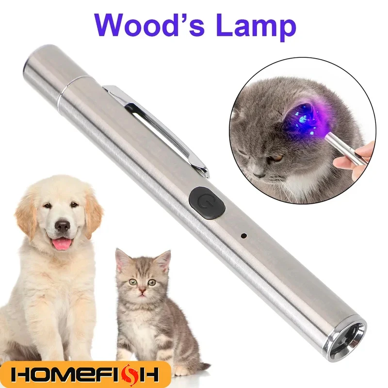 Lámpara UV 365 para hongos en gatos y perros - linterna UV impermeable - imagen 5